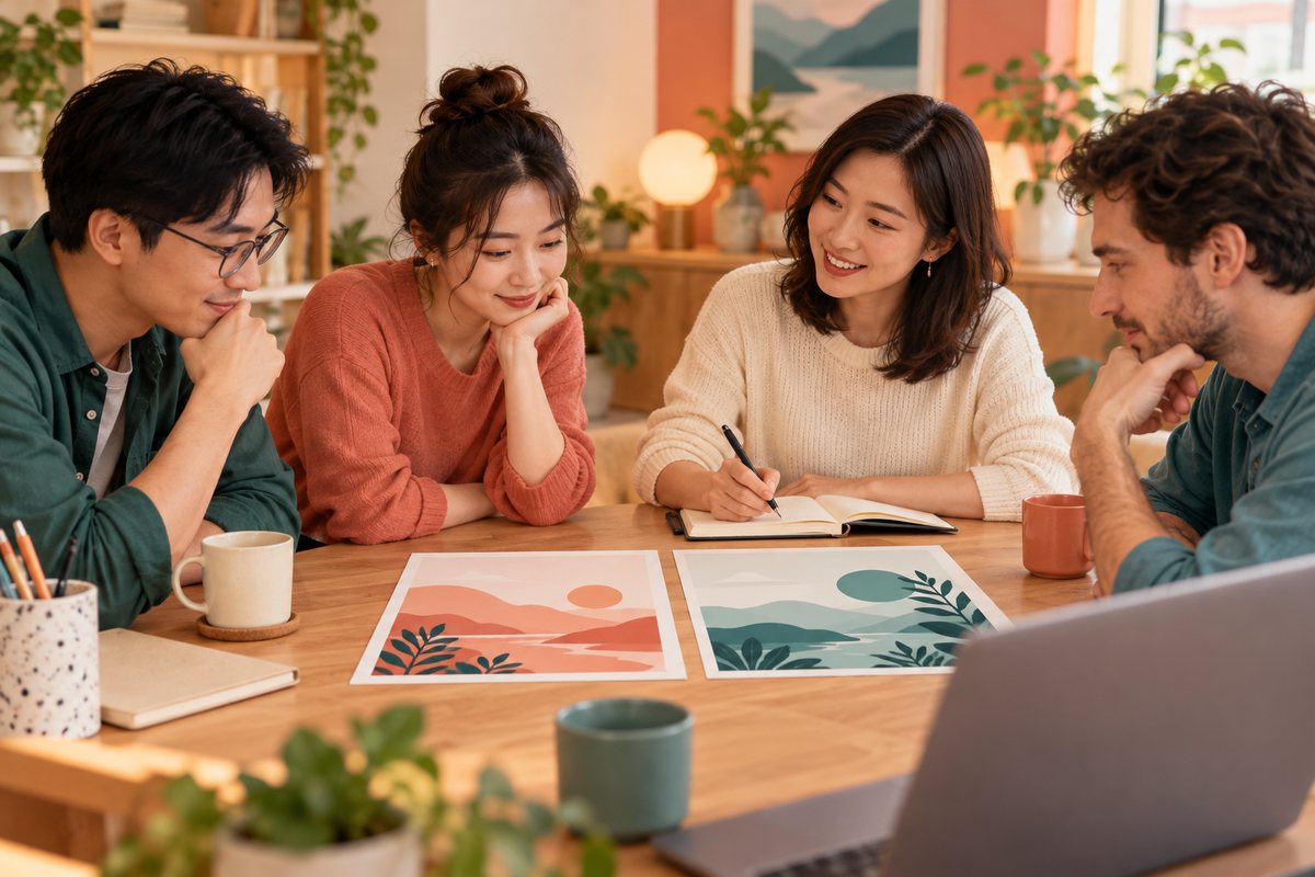 兴趣伙伴桌面上保留两张方案卡,由主持人记录本次约定的下一步